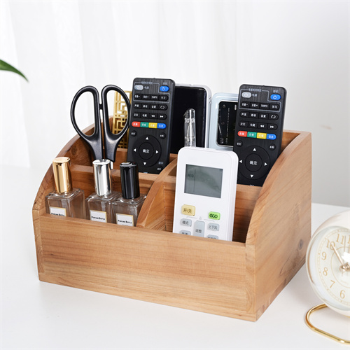 Rustic TV Remote Holder